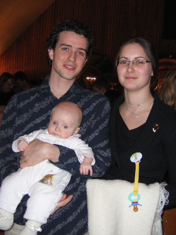 Sophie, Guillaume et leur enfant G�r�mie